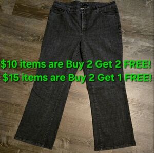 NINE WEST BLACK STONE WASH JEANS